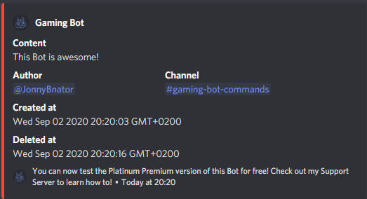 Discord Gaming Bot